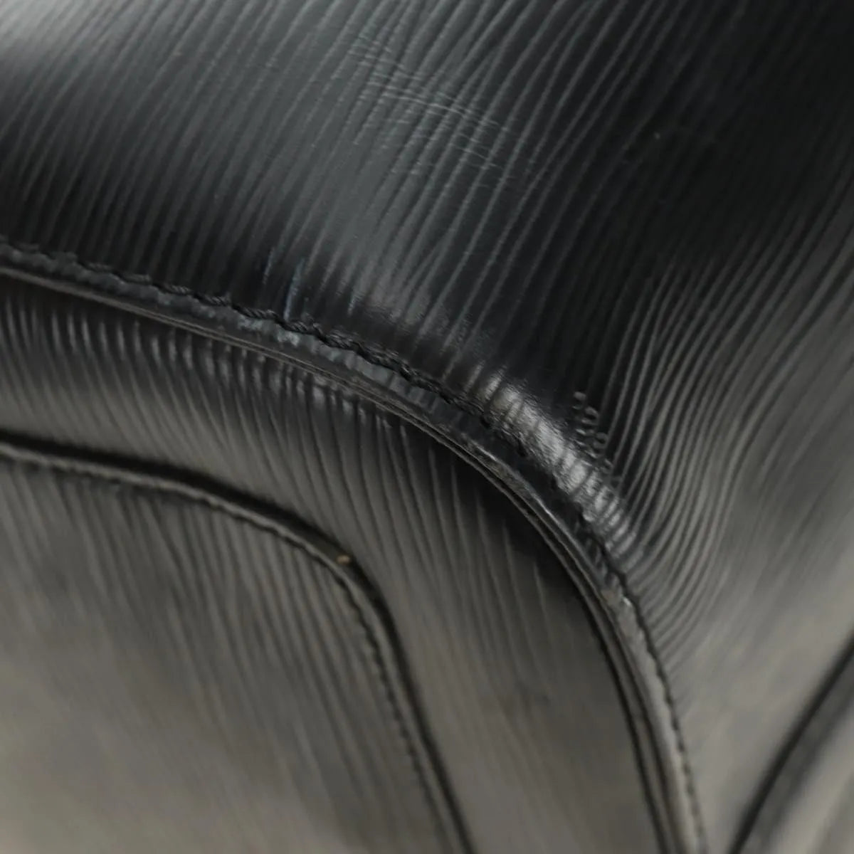 Louis Vuitton Keepall Epi Leather, Black, Leather, Travel Bag