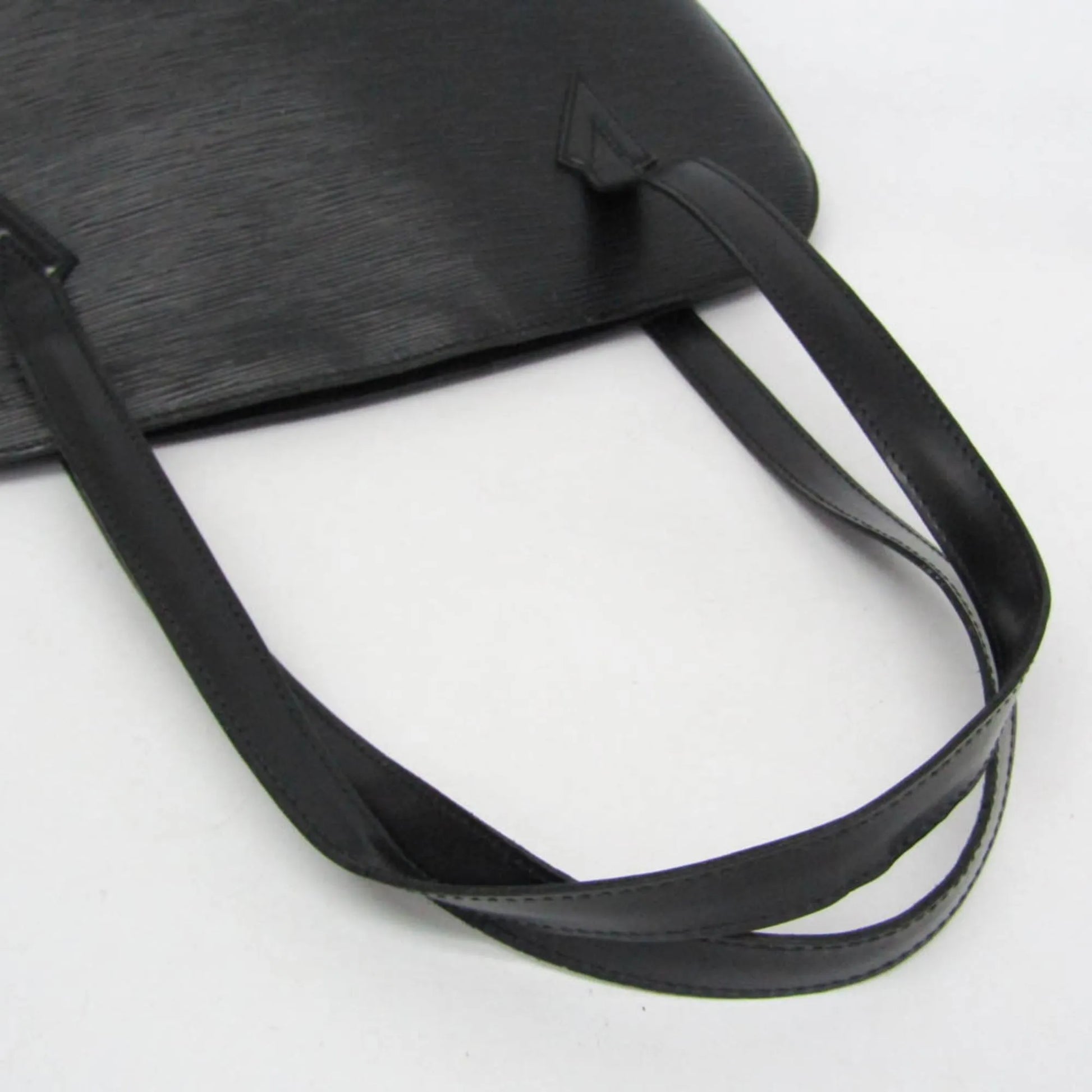 Louis Vuitton Lussac Epi Leather, Black, Leather, Shoulder Bag