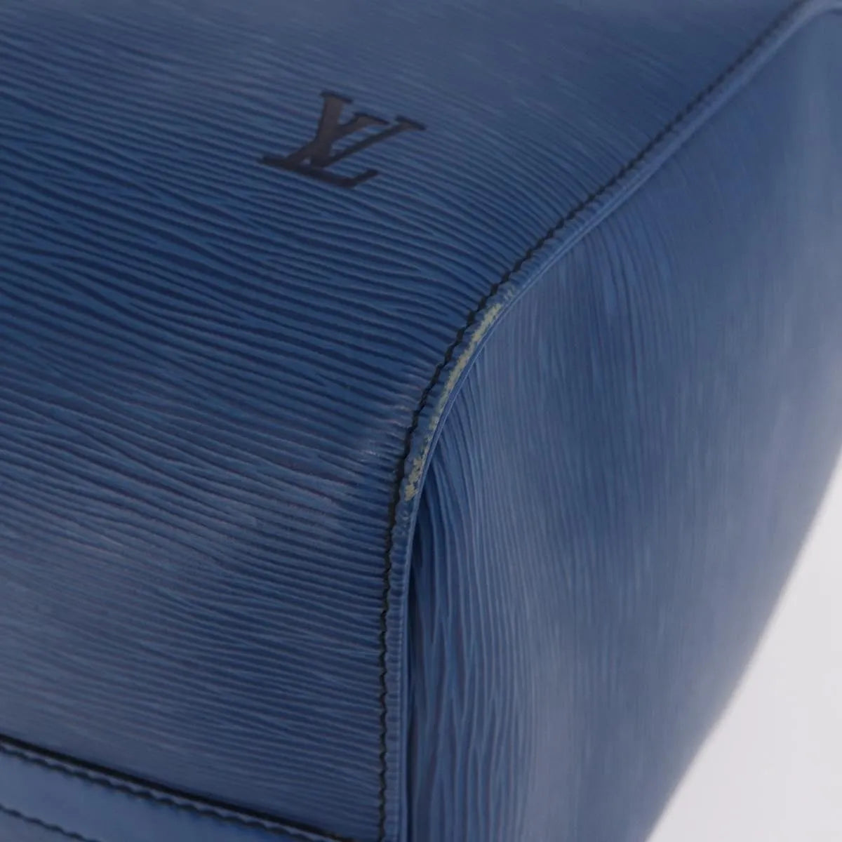 Louis Vuitton Keepall Epi Leather, Blue, Leather, Travel Bag