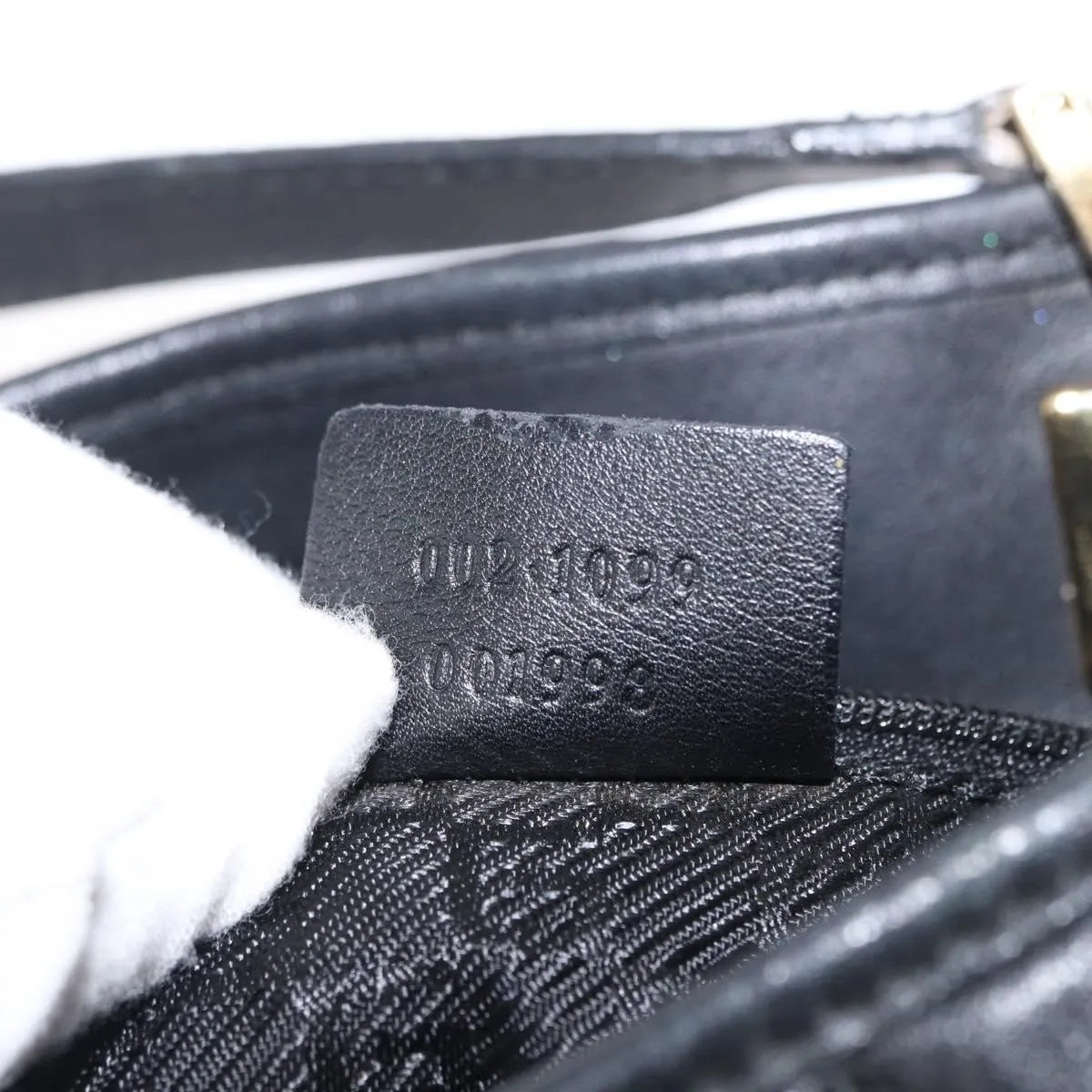 Gucci Vintage tote Leather, Black, Leather, Tote Bag
