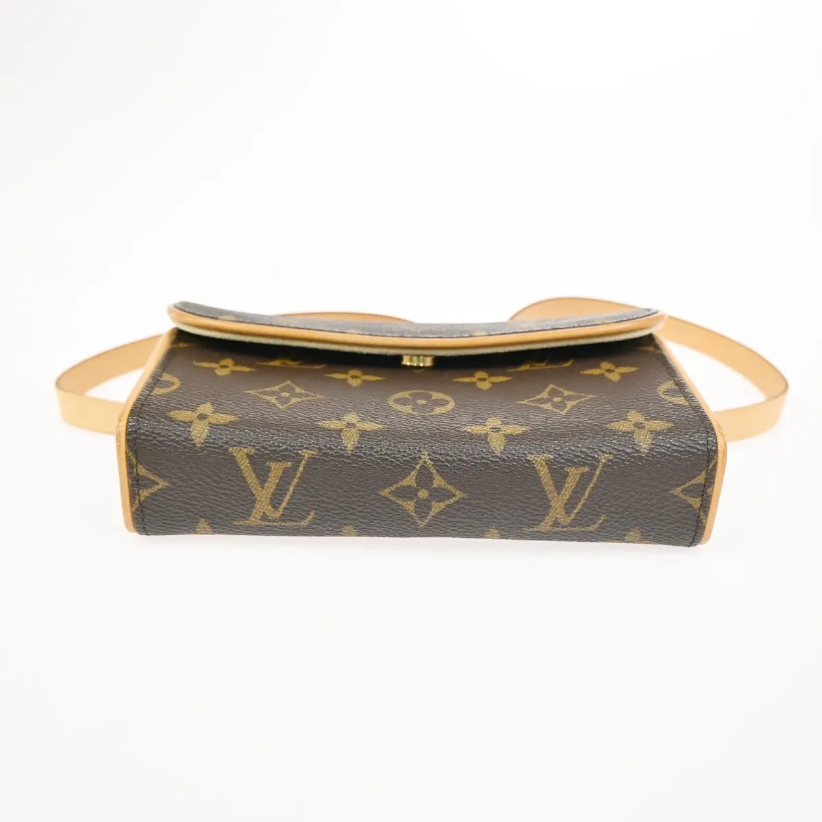 Louis Vuitton Florentine Waist Monogram Canvas, Brown, Canvas, Clutch