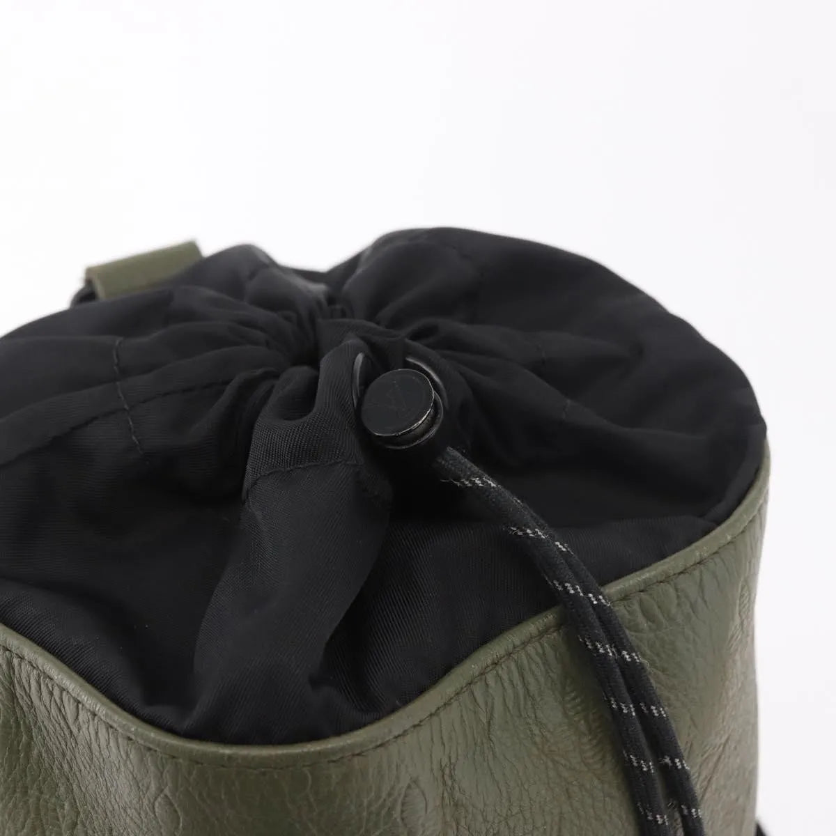 Louis Vuitton Chalk Sling Monogram Shadow Leather, Green, Canvas, Shoulder Bag