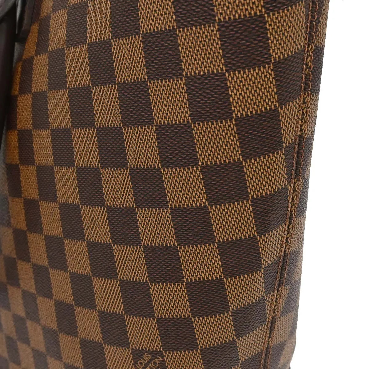 Louis Vuitton Manosque Damier, Brown, Canvas, Tote Bag