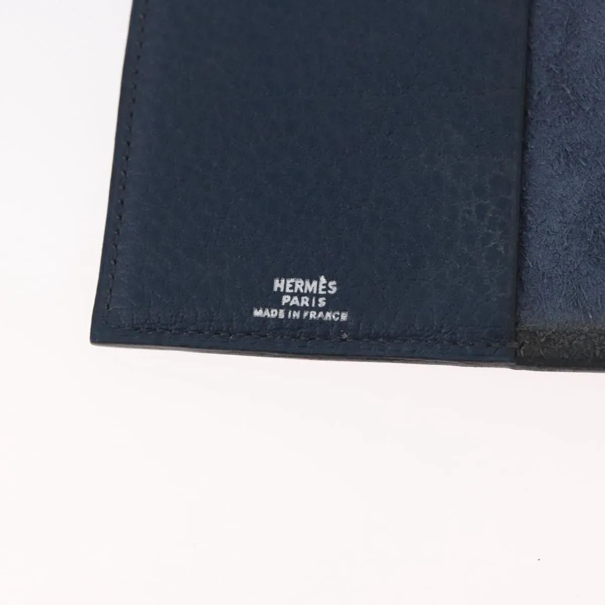 Hermes Agenda Cover Epsom, Navy, Leather, Clutch