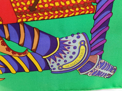 Hermes Carré 90 Silk multicolor, Multicolour, Silk, Scarf