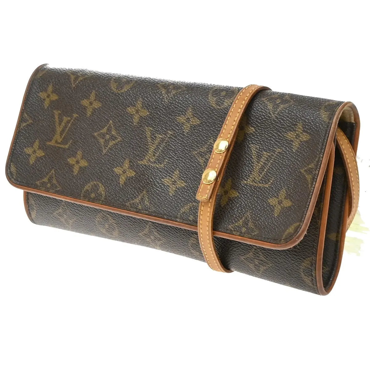Louis Vuitton Twin Monogram, Brown, Canvas, Clutch
