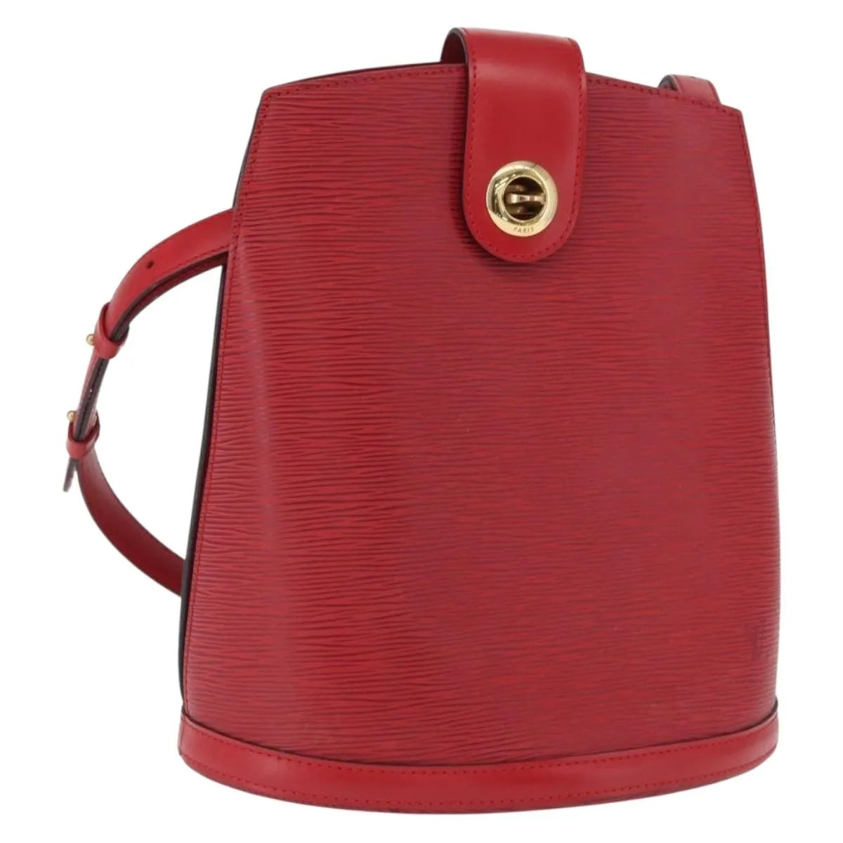 Louis Vuitton Cluny Epi Leather, Red, Leather, Shoulder Bag