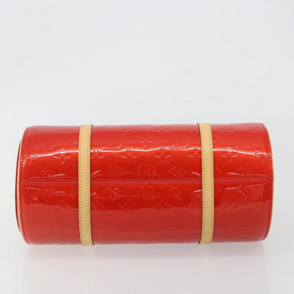 Louis Vuitton Bedford Monogram Vernis, Red, Patent Leather, Handbag