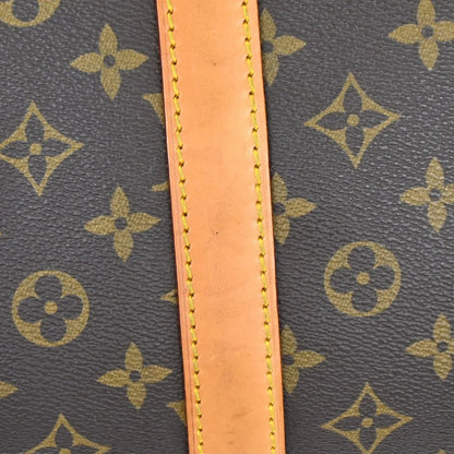 Louis Vuitton Keepall Monogram, Brown, Canvas, Travel Bag