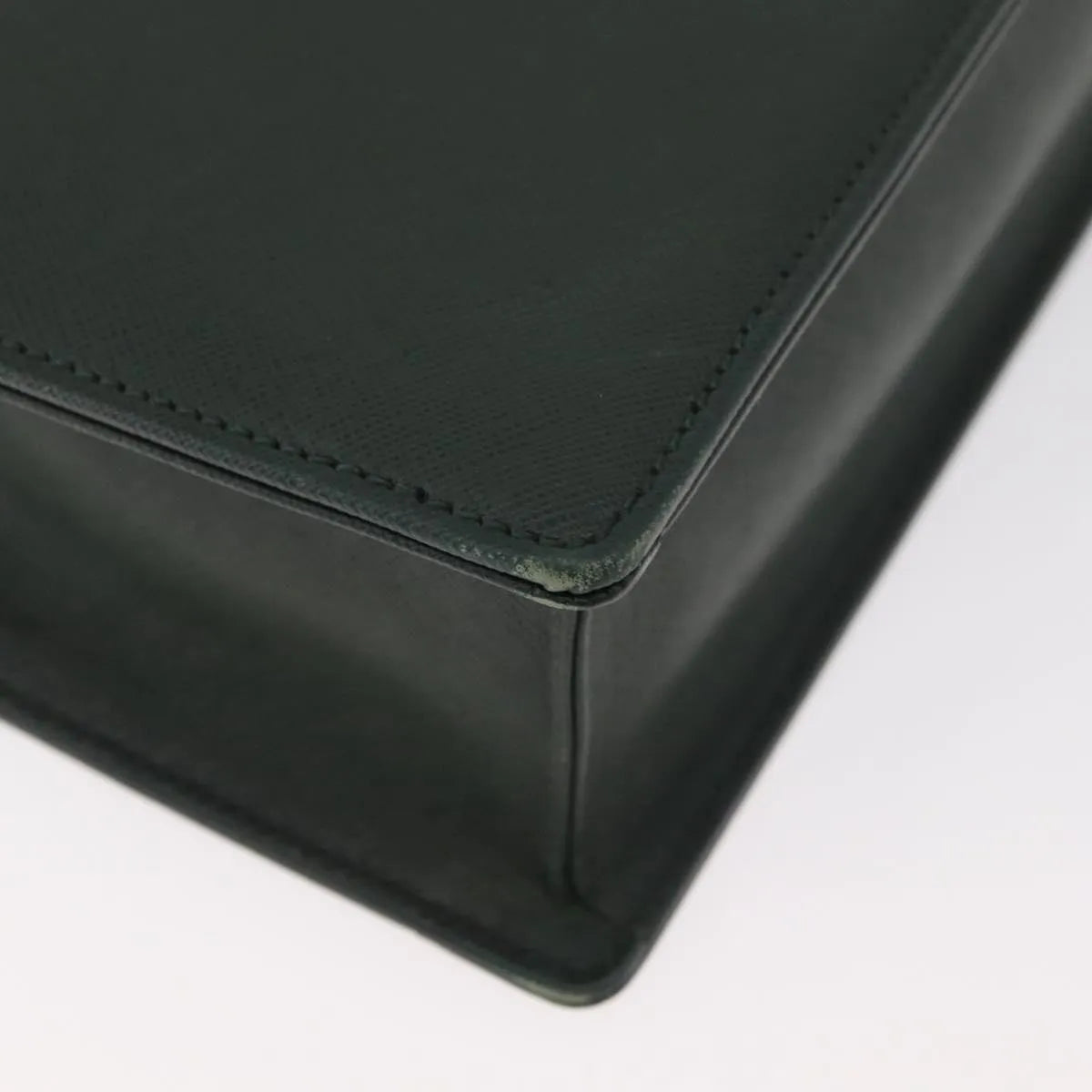 Burberry Briefcase Leather, Green, Leather, Briefcase