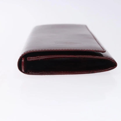 Cartier Happy Birthday Long Patent leather, Burgundy, Patent Leather, Wallet