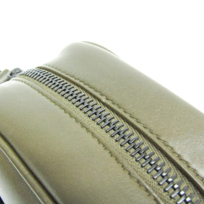 Bottega Veneta Crossbody Perforated Leggero Leather, Khaki, Leather, Shoulder Bag