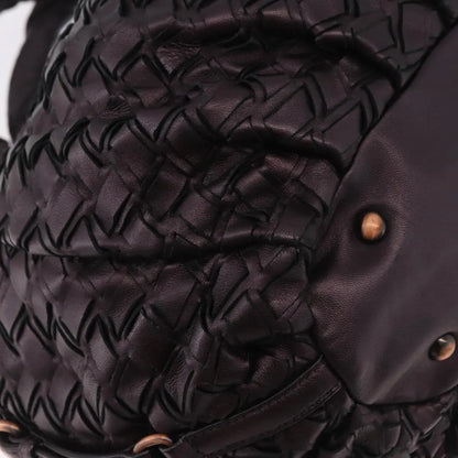 Miu Miu Hobo Woven Leather, Purple, Leather, Handbag
