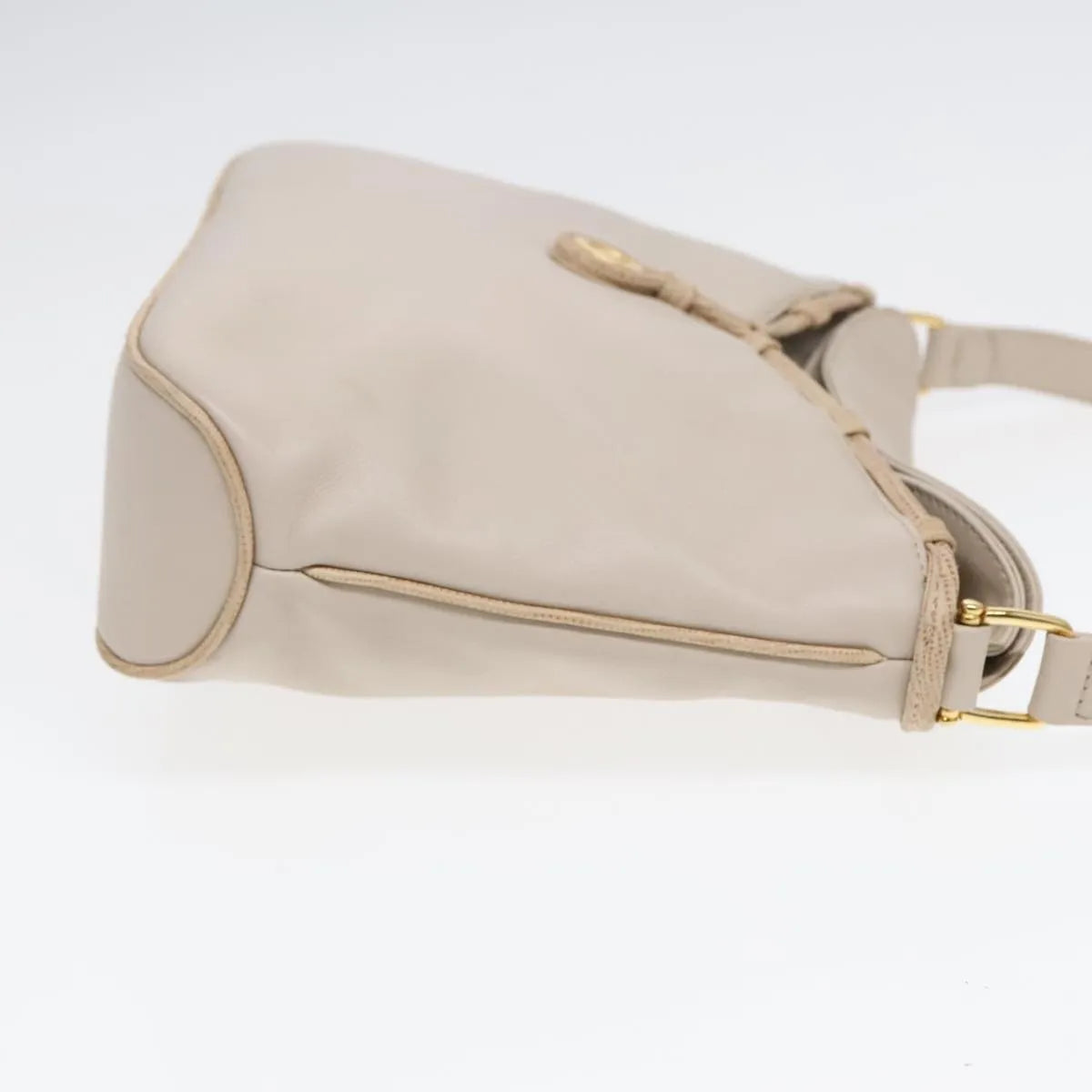 Celine Horse Carriage Leather, Beige, Leather, Shoulder Bag