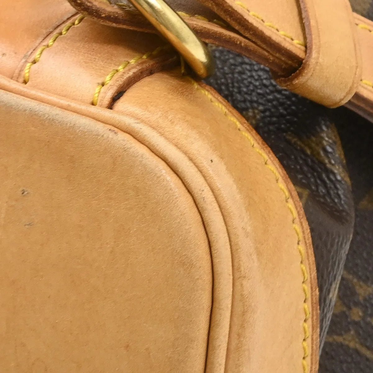 Louis Vuitton Vintage Montsouris Monogram Canvas, Brown, Canvas, Backpack