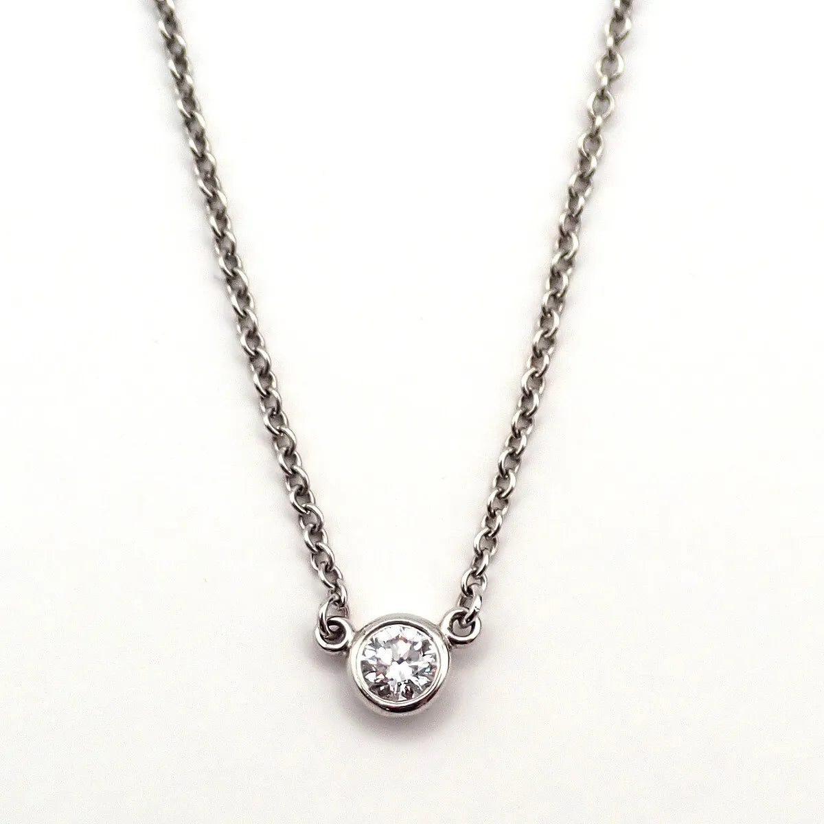 Tiffany & Co. Elsa Peretti Diamonds By The Yard Platinum with Diamond, Silver, Platinum, Jewelry