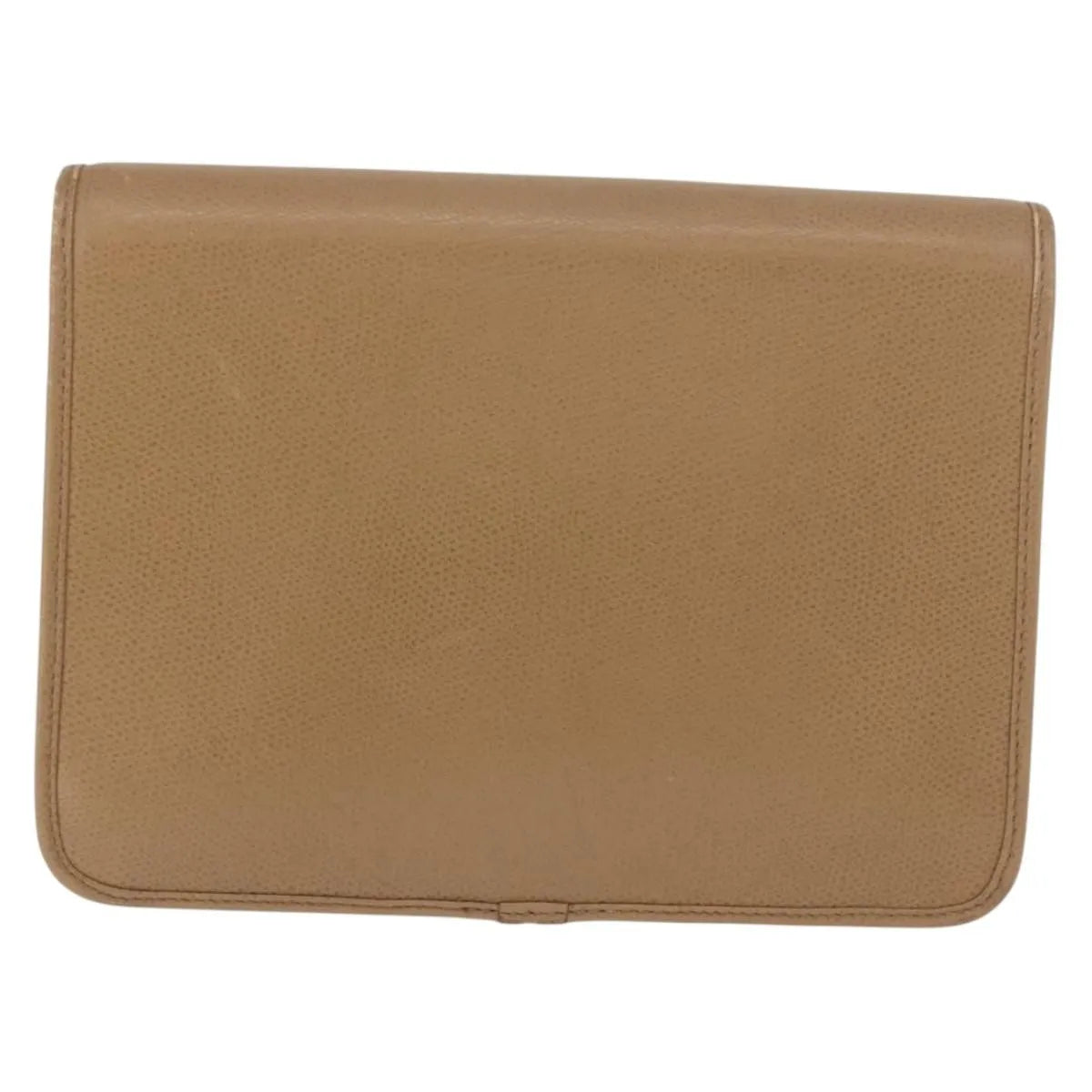 Christian Dior Vintage CD Chain Flap Leather, Camel, Leather, Shoulder Bag