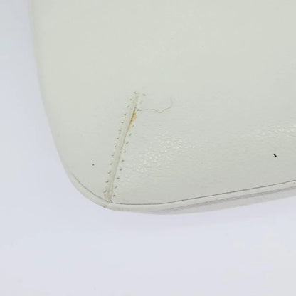 Bvlgari Vintage Leather, White, Leather, Shoulder Bag