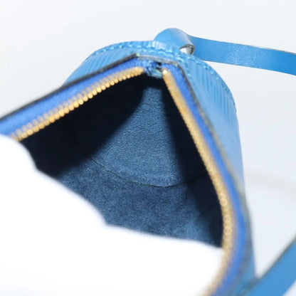Louis Vuitton Soufflot Pochette Epi Leather, Blue, Leather, Clutch