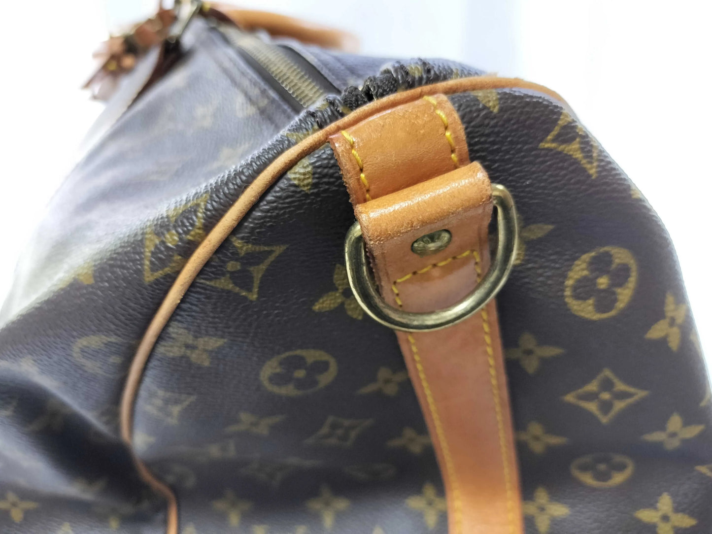 Louis Vuitton Keepall Monogram Canvas, Brown, Canvas, Travel Bag