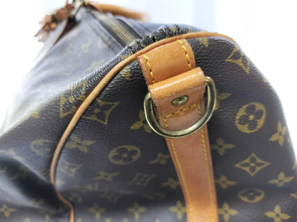 Louis Vuitton Keepall Monogram Canvas, Brown, Canvas, Travel Bag