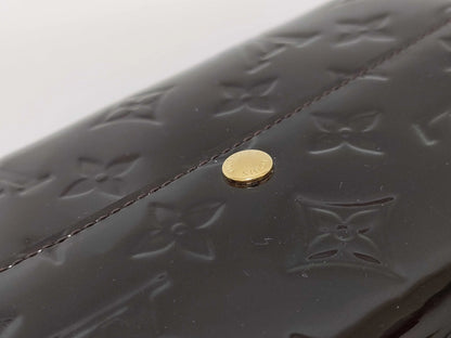 Louis Vuitton Portefeuille Sarah Patent Leather, Burgundy, Patent Leather, Wallet