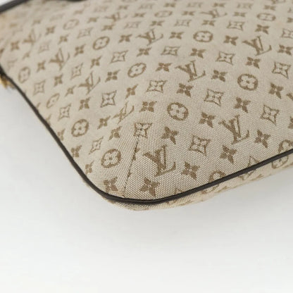 Louis Vuitton Francoise Mini lin, Khaki, Canvas, Tote Bag