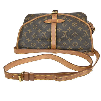 Louis Vuitton Saumur Monogram Canvas, Brown, Canvas, Shoulder Bag