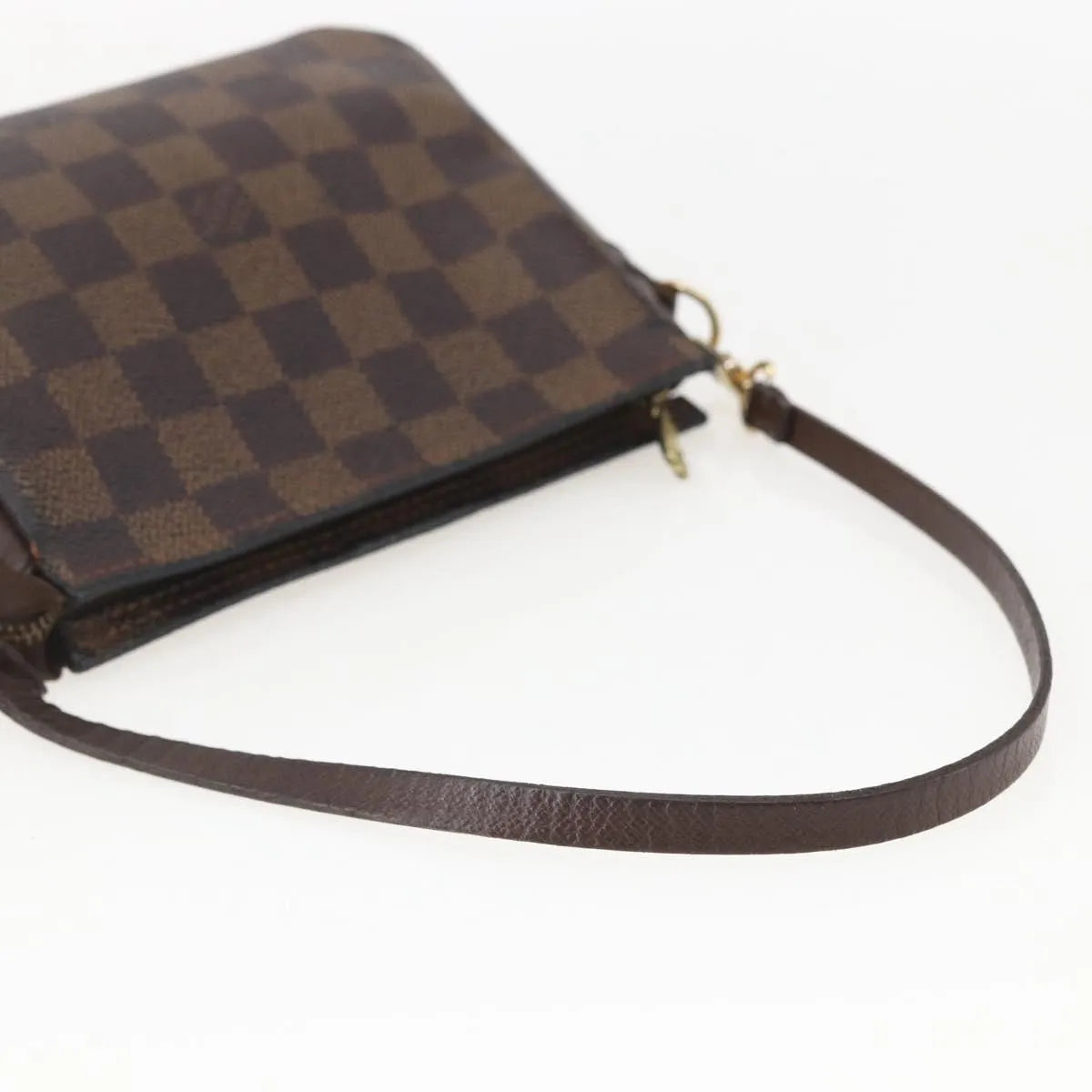 Louis Vuitton Trousse Make Up Damier Canvas, Brown, Canvas, Clutch