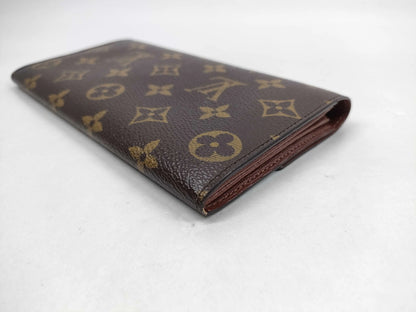 Louis Vuitton Vintage Sarah Monogram Canvas, Brown, Canvas, Wallet