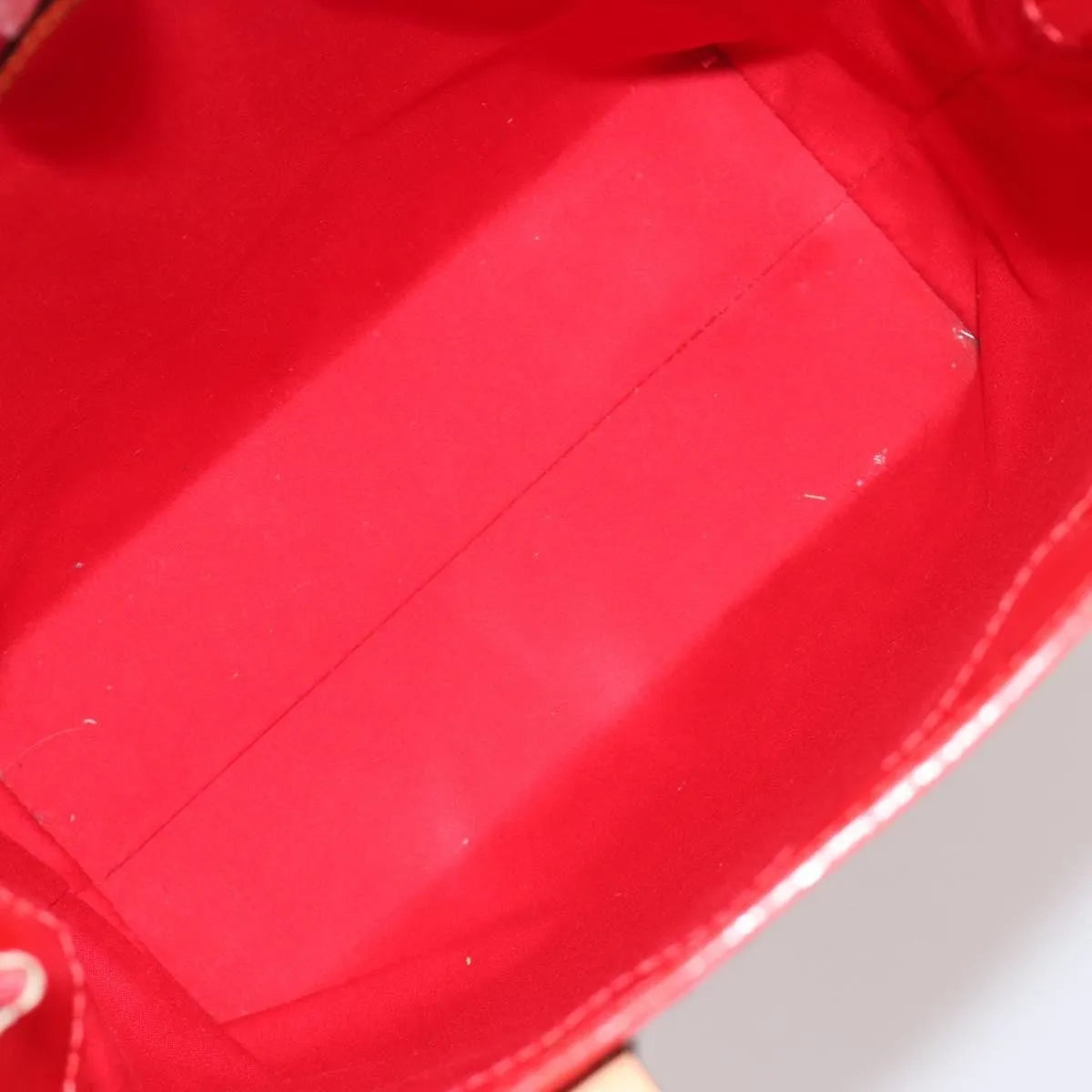 Louis Vuitton Reade Monogram Vernis, Red, Patent Leather, Handbag
