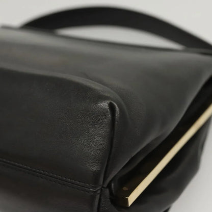 Salvatore Ferragamo Vintage Leather, Black, Leather, Handbag