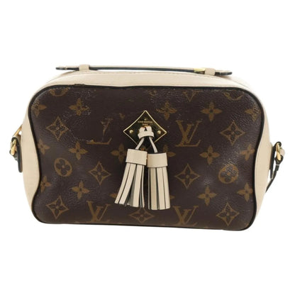 Louis Vuitton Saintonge Monogram Canvas with Leather, Brown, Canvas, Shoulder Bag