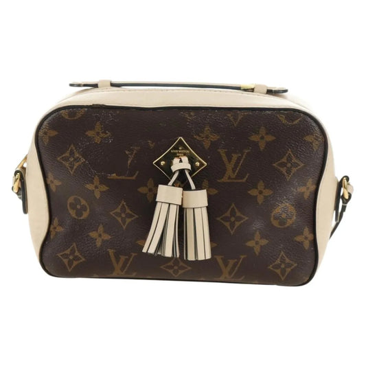 Louis Vuitton Saintonge Monogram Canvas with Leather, Brown, Canvas, Shoulder Bag