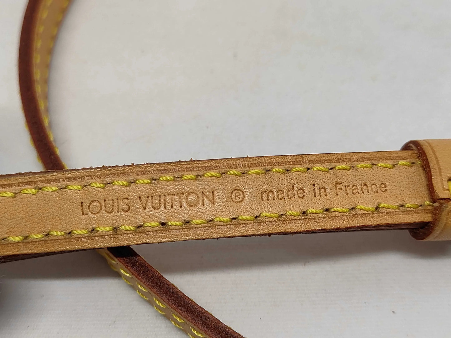 Louis Vuitton Favorite Shoulder Strap Vachetta Leather, Brown, Leather, Straps