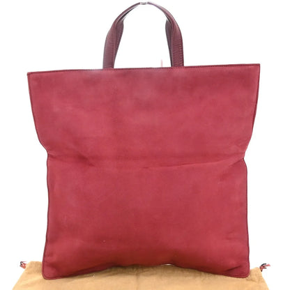 Loewe Anagram Tote Suede, Red, Suede, Tote Bag