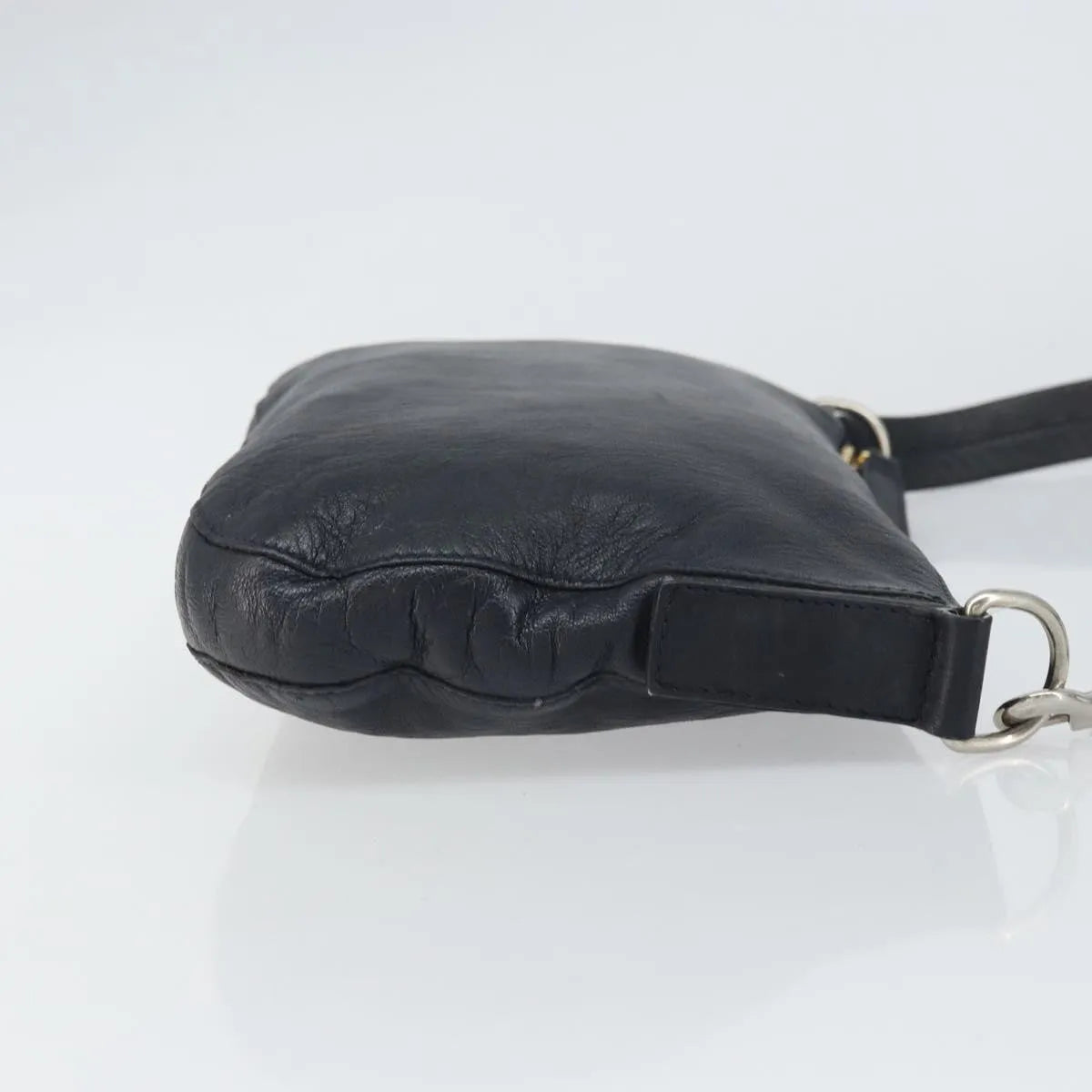 Celine Vintage Leather, Navy, Leather, Shoulder Bag