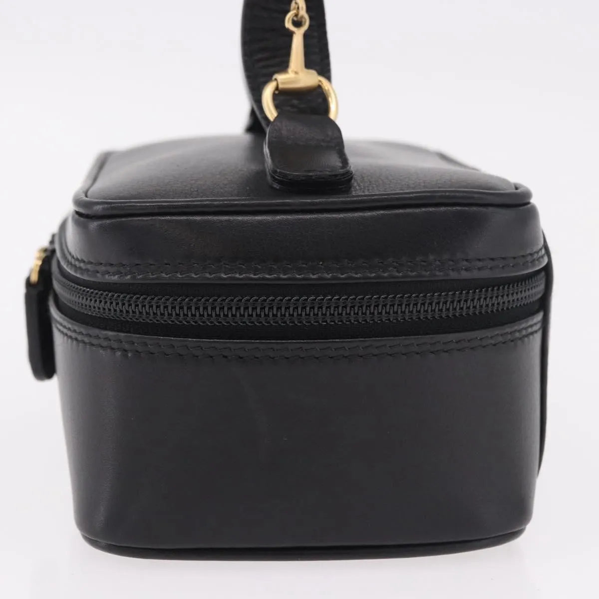 Gucci Horsebit Vanity leather, Black, Leather, Toiletry Case