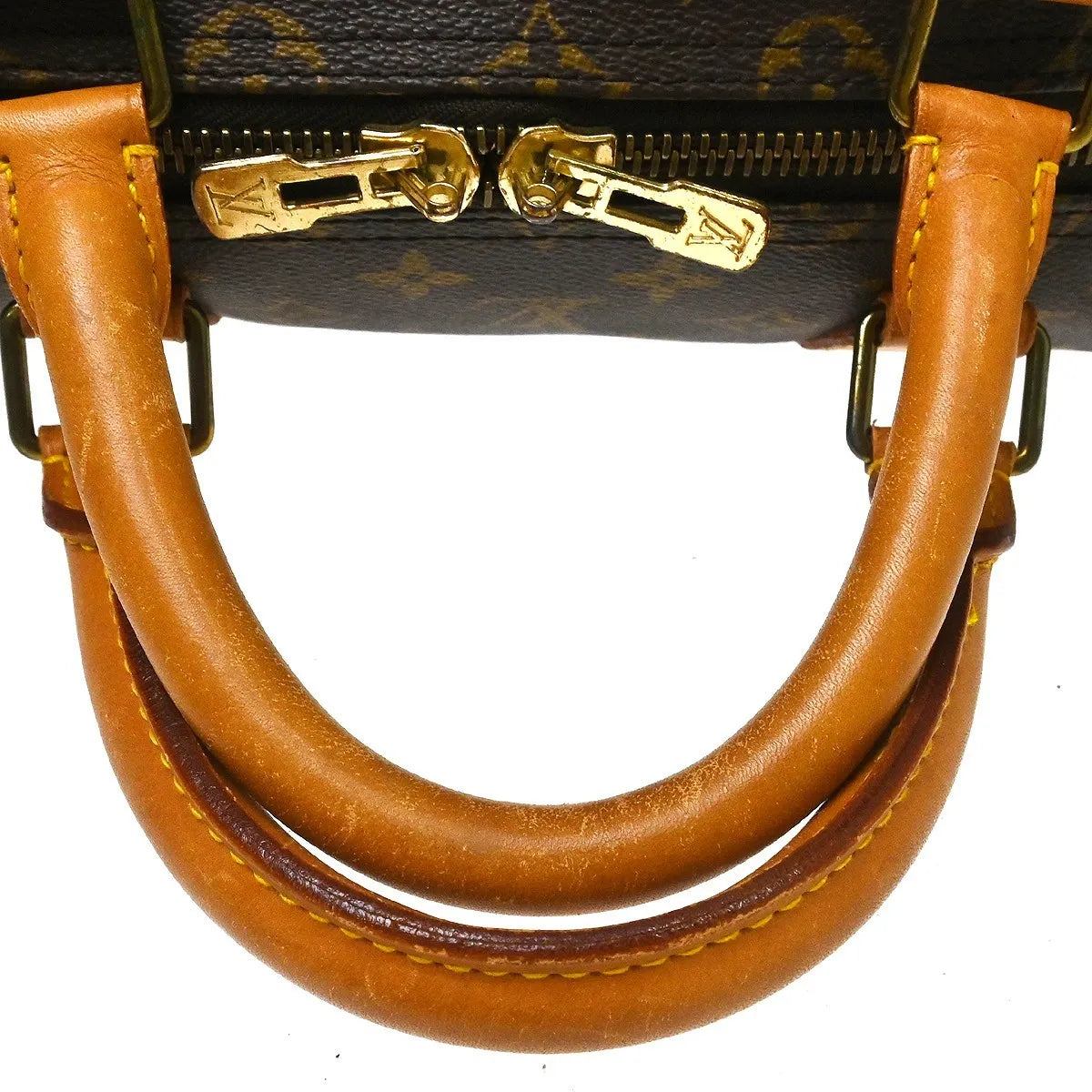 Louis Vuitton Keepall Monogram, Brown, Canvas, Travel Bag