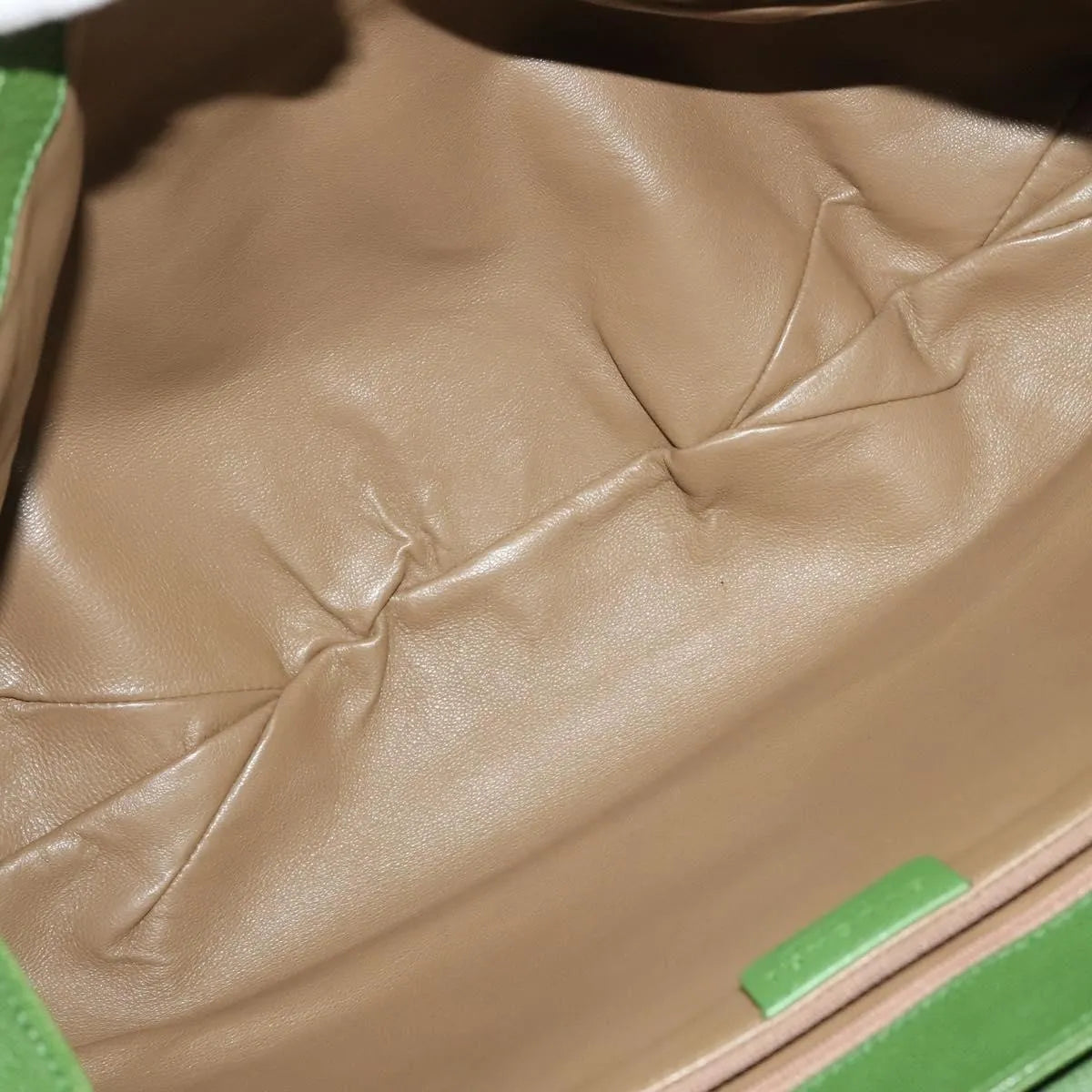 Bvlgari Chandra Hobo Leather, Green, Leather, Handbag