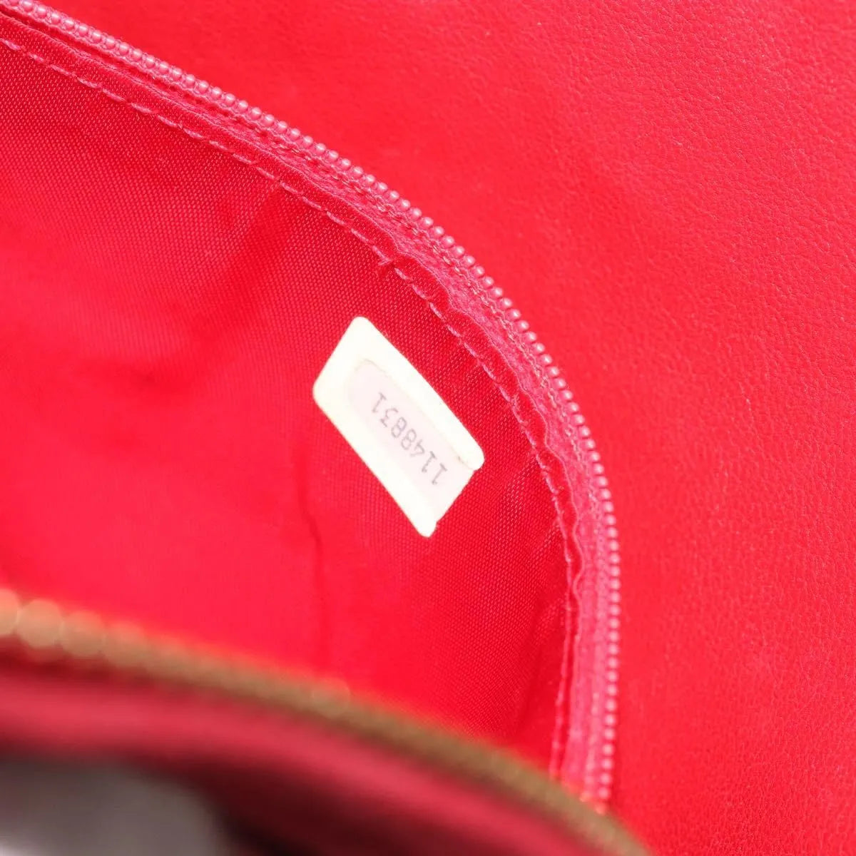 Chanel Vintage Diamond Tassel Quilted Suede, Red, Suede, Shoulder Bag