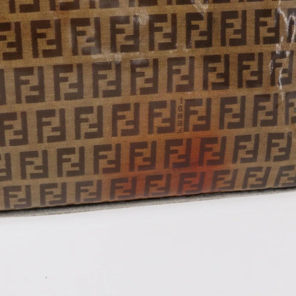 Fendi Mamma baguette Cuir verni, Brown, PVC, Shoulder Bag