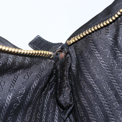 Prada Shoulder Leather, Black, Leather, Shoulder Bag