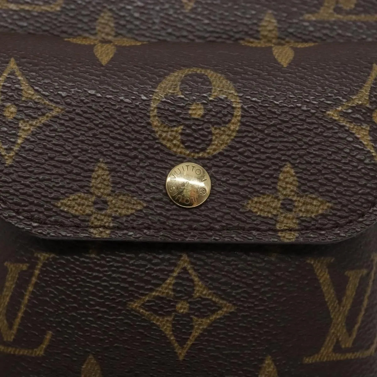 Louis Vuitton Partition Wristlet Clutch Monogram Canvas, Brown, Canvas, Clutch