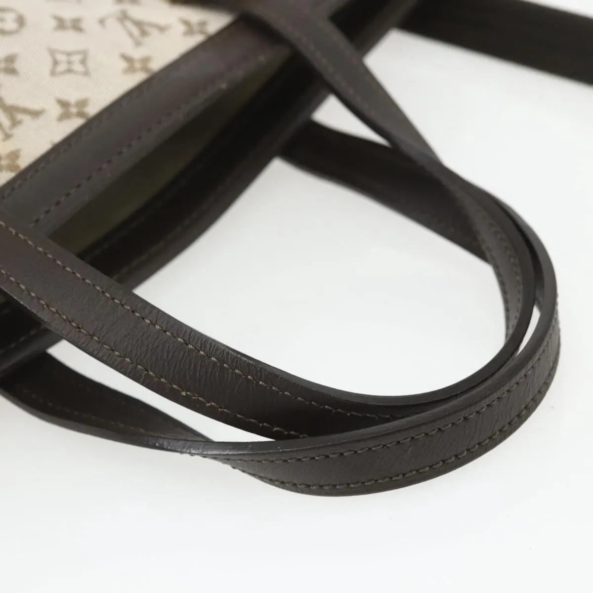 Louis Vuitton Francoise Mini lin, Khaki, Canvas, Tote Bag