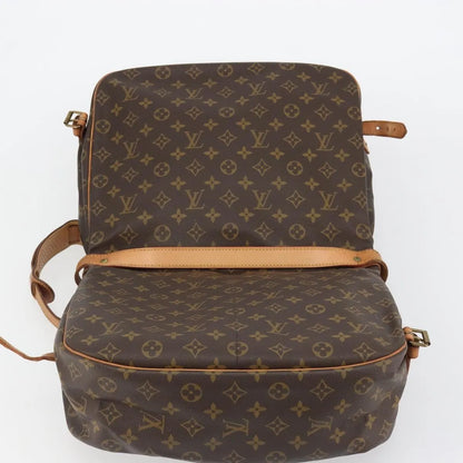 Louis Vuitton Saumur Monogram Canvas, Brown, Canvas, Shoulder Bag