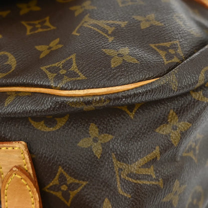 Louis Vuitton Saumur Monogram Canvas, Brown, Canvas, Shoulder Bag