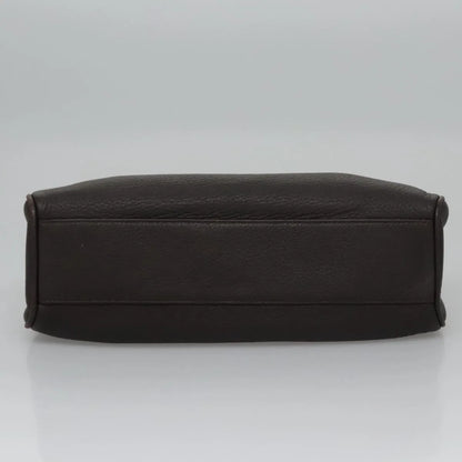 Bvlgari Handbag Leather, Brown, Leather, Handbag