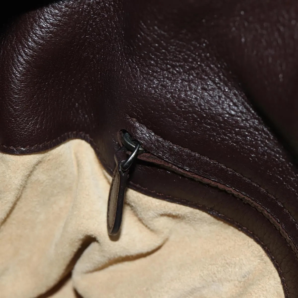 Bottega Veneta Cocker Hobo Leather, Brown, Leather, Handbag