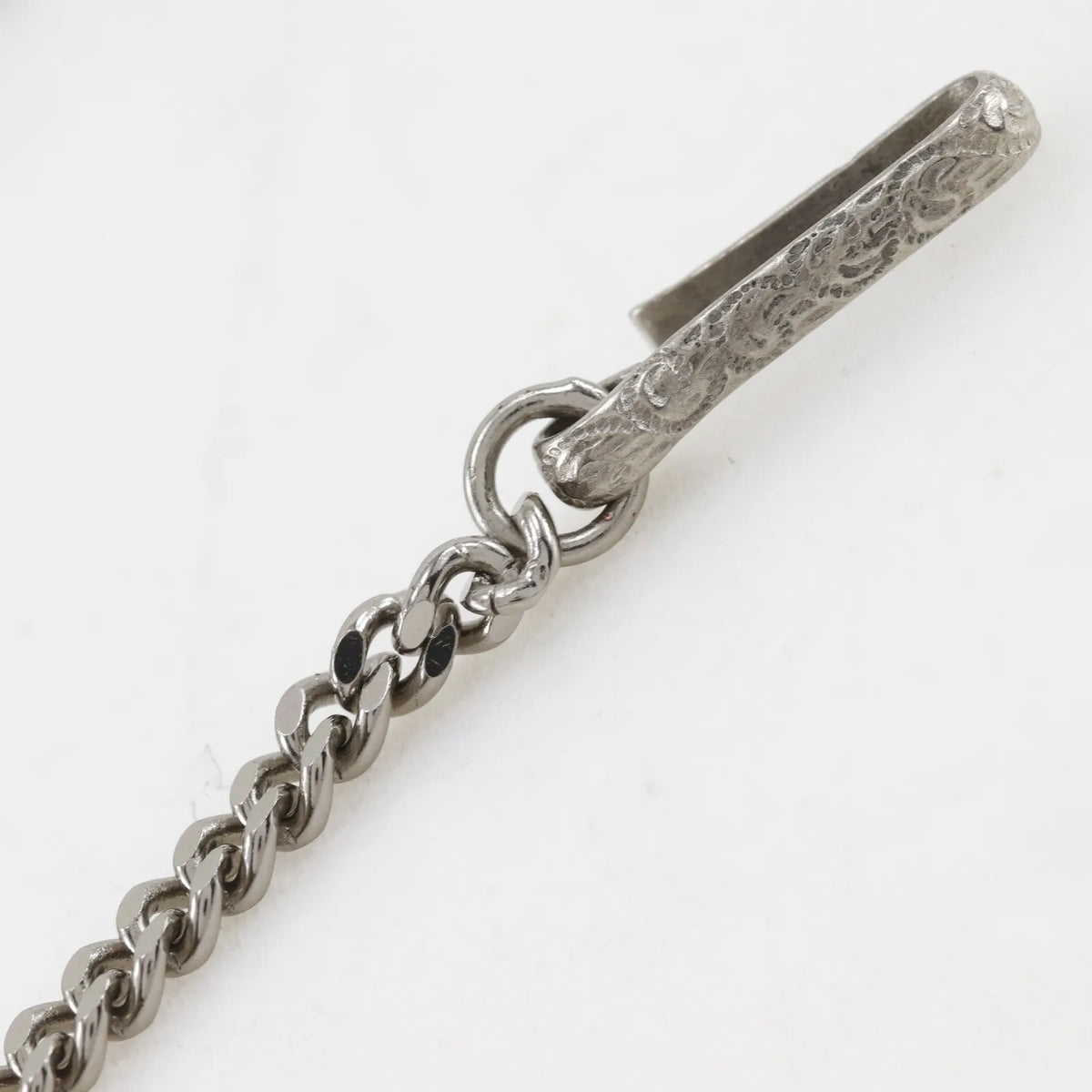 Chanel CC Ball Drop Pendant Metal, Silver, Metal, Necklace